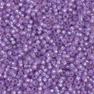 Miyuki seed beads 11/0 - Silverlined dyed lilac alabaster 11-574